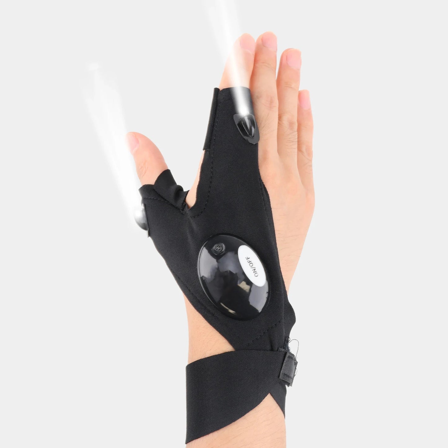 Half Finger Glove with LED