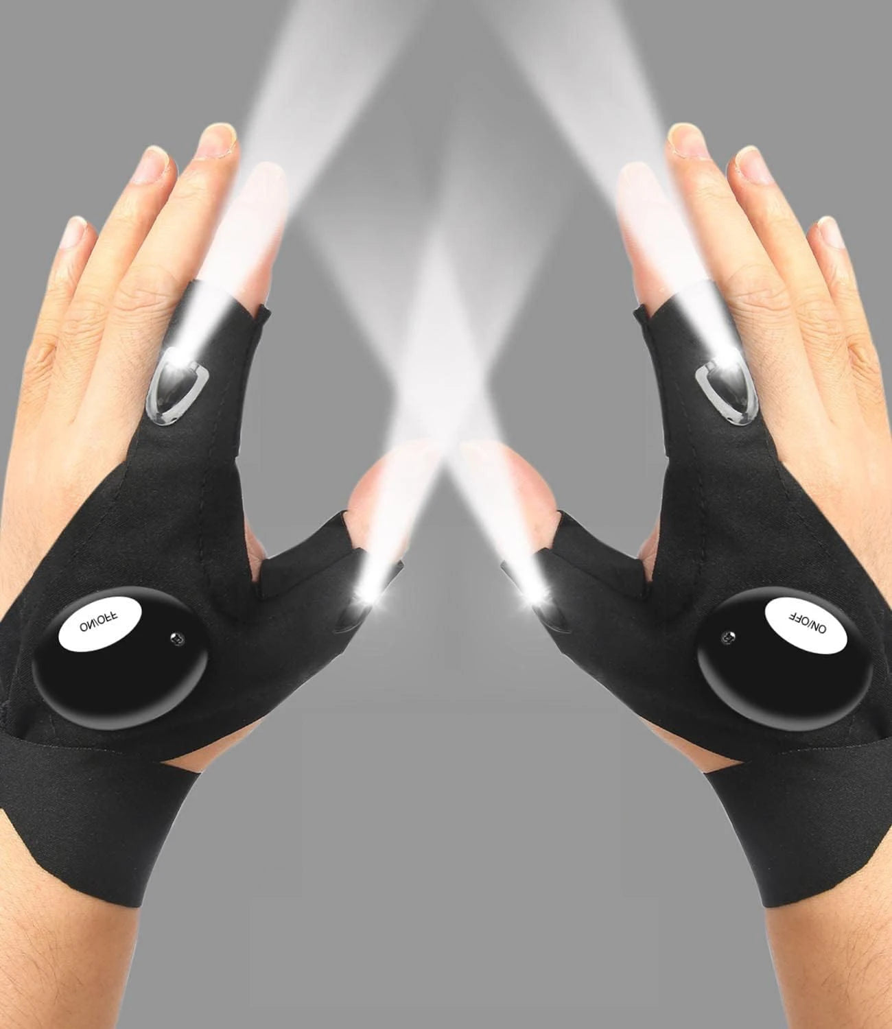 Half Finger Glove with LED