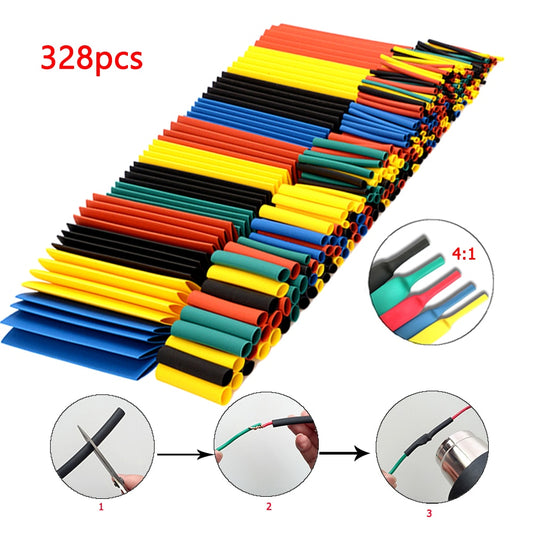 Thermoresistant Tube Heat Shrink Wrapping Cable Sleeve KIT
