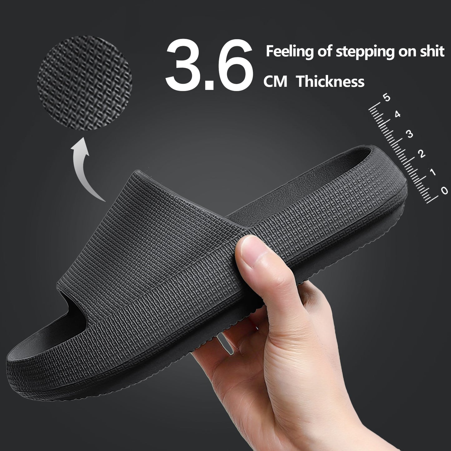 Men/Woman Fashion Soft Sole Eva Indoor Slides Thick Platform