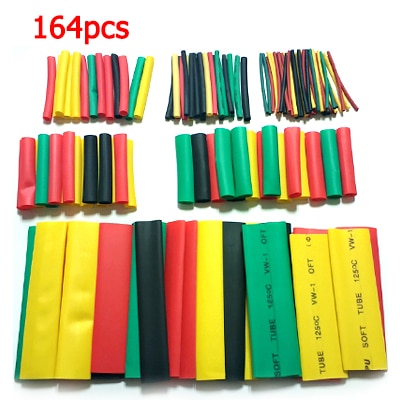 Thermoresistant Tube Heat Shrink Wrapping Cable Sleeve KIT
