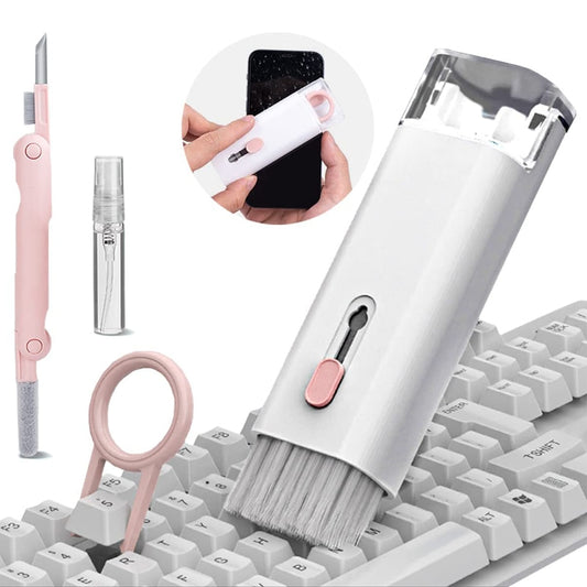 7 in 1 Multifunctional Computer Keyboard Cleaning Brush Earbuds Tools Kit