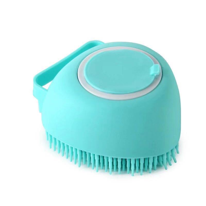 Bathroom  Puppy Big Dog Cat Bath Massage Gloves Brush Soft Safety Silicone