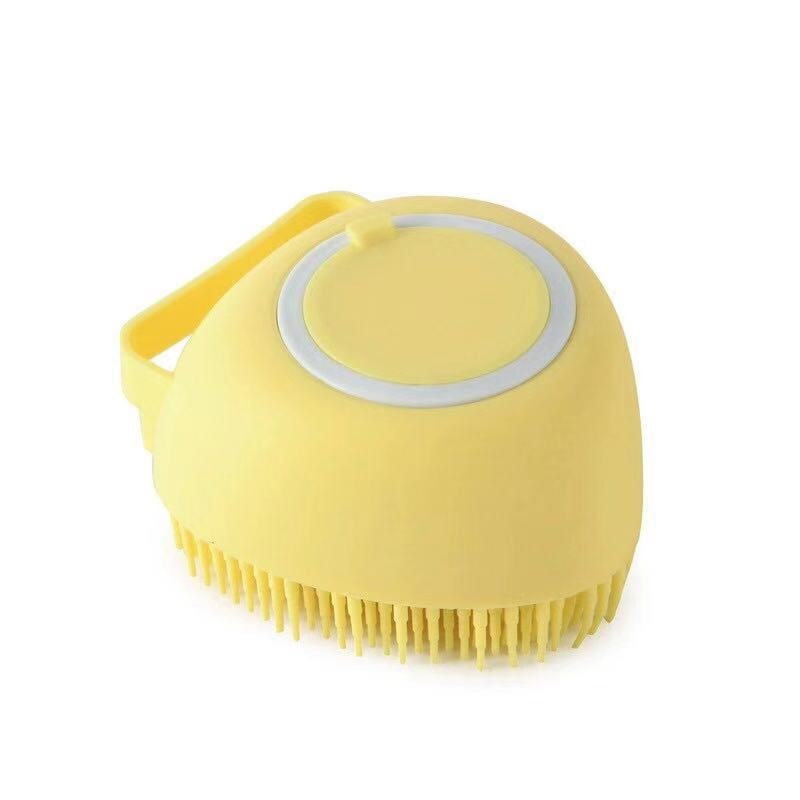 Bathroom  Puppy Big Dog Cat Bath Massage Gloves Brush Soft Safety Silicone