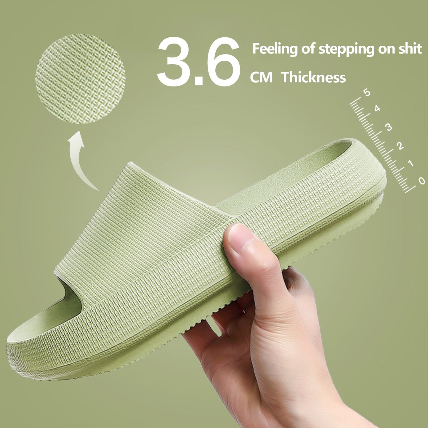 Men/Woman Fashion Soft Sole Eva Indoor Slides Thick Platform